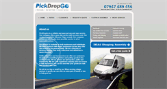 Desktop Screenshot of pickdropgo.co.uk